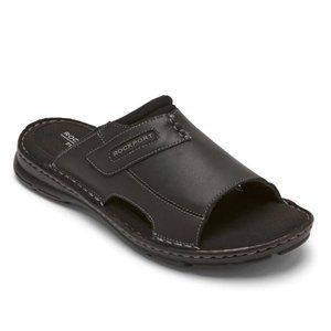 New Men's Rockport sandals in black. Crafted from genuine leather size 12